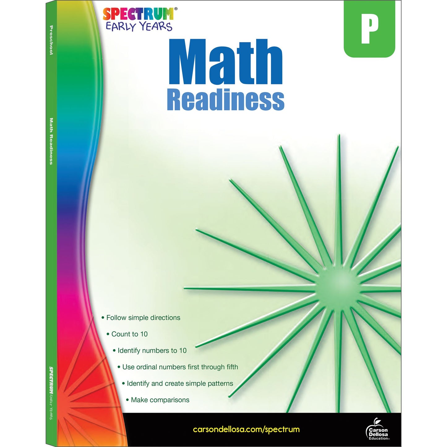 Spectrum Math Readiness, Grade Pre K