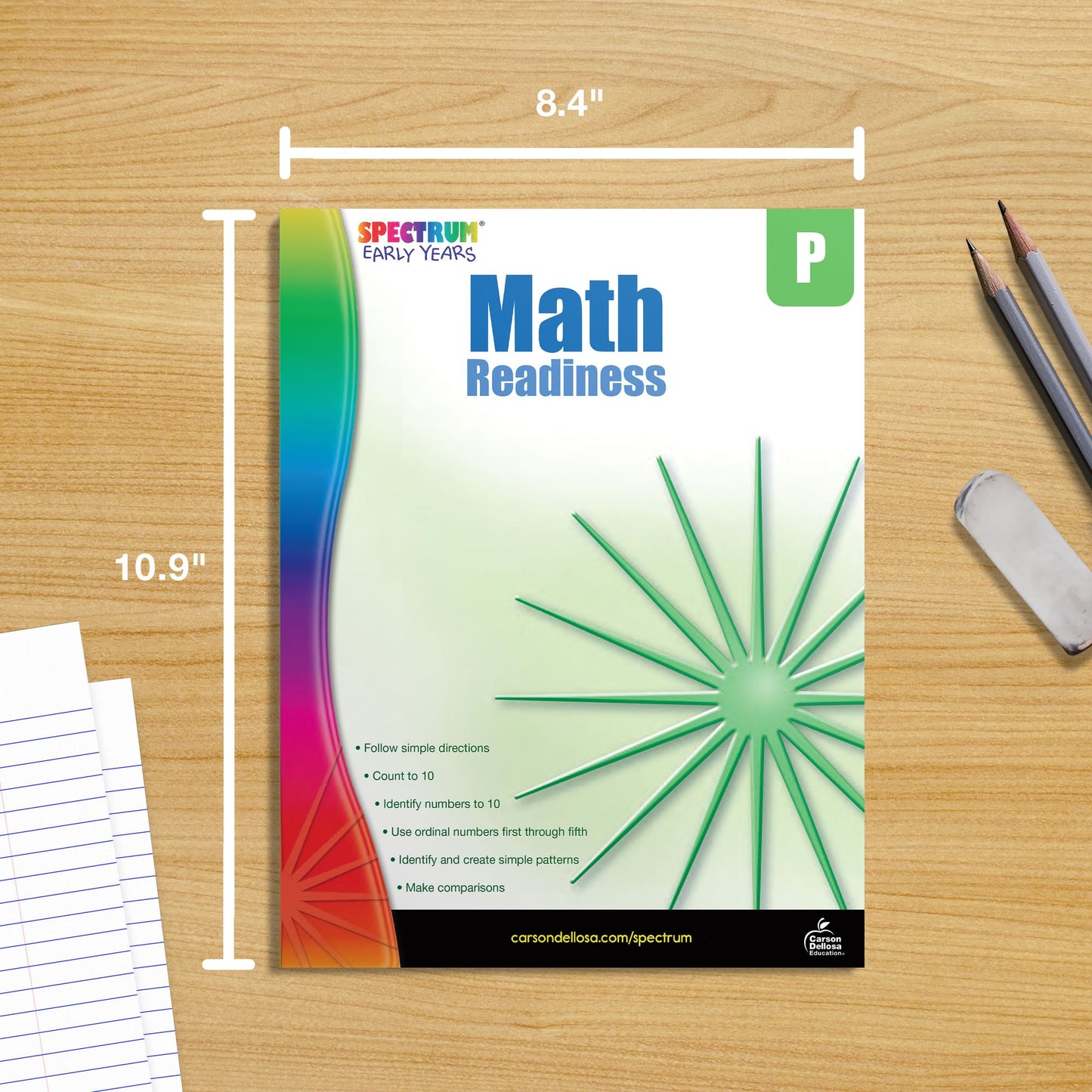 Spectrum Math Readiness, Grade Pre K