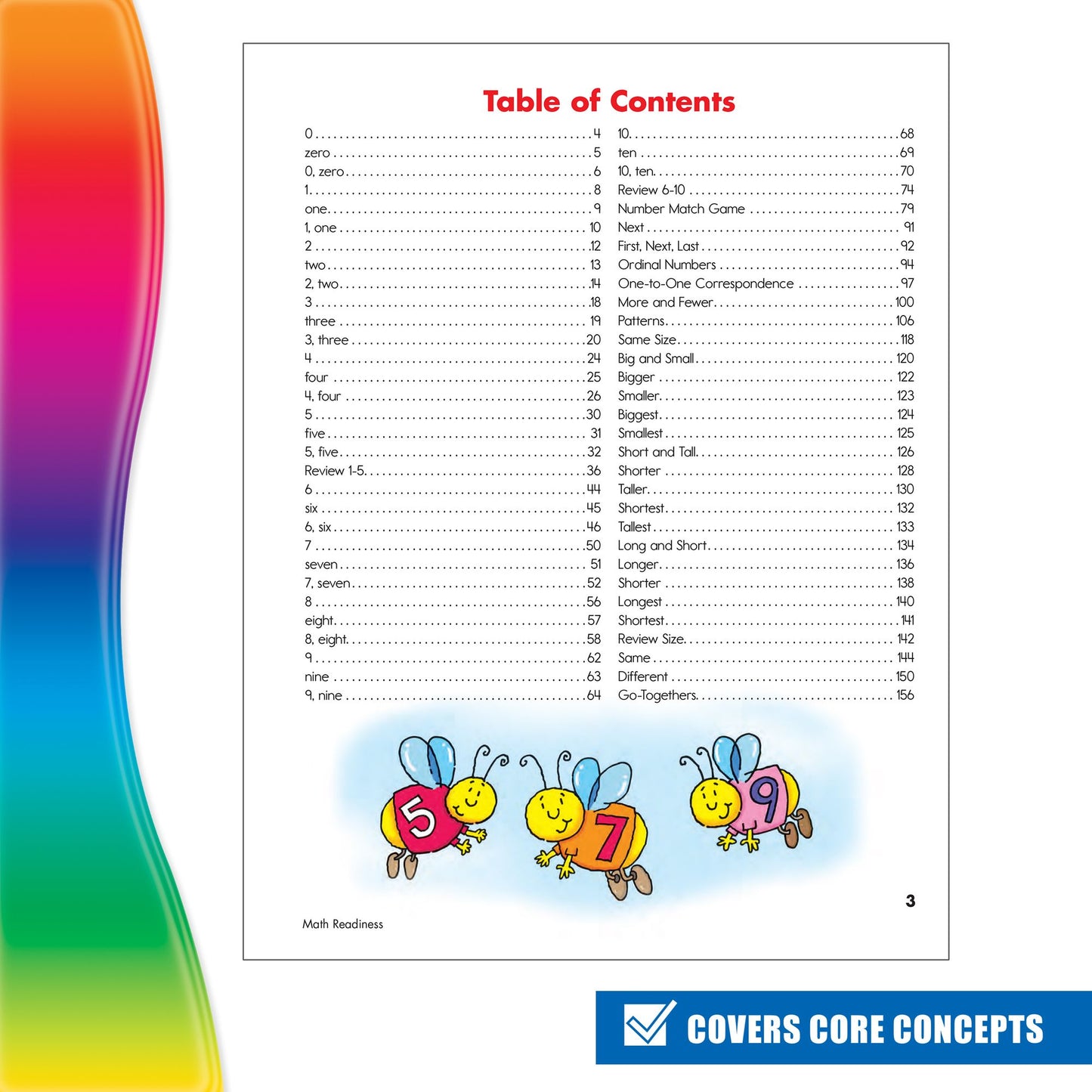 Spectrum Math Readiness, Grade Pre K