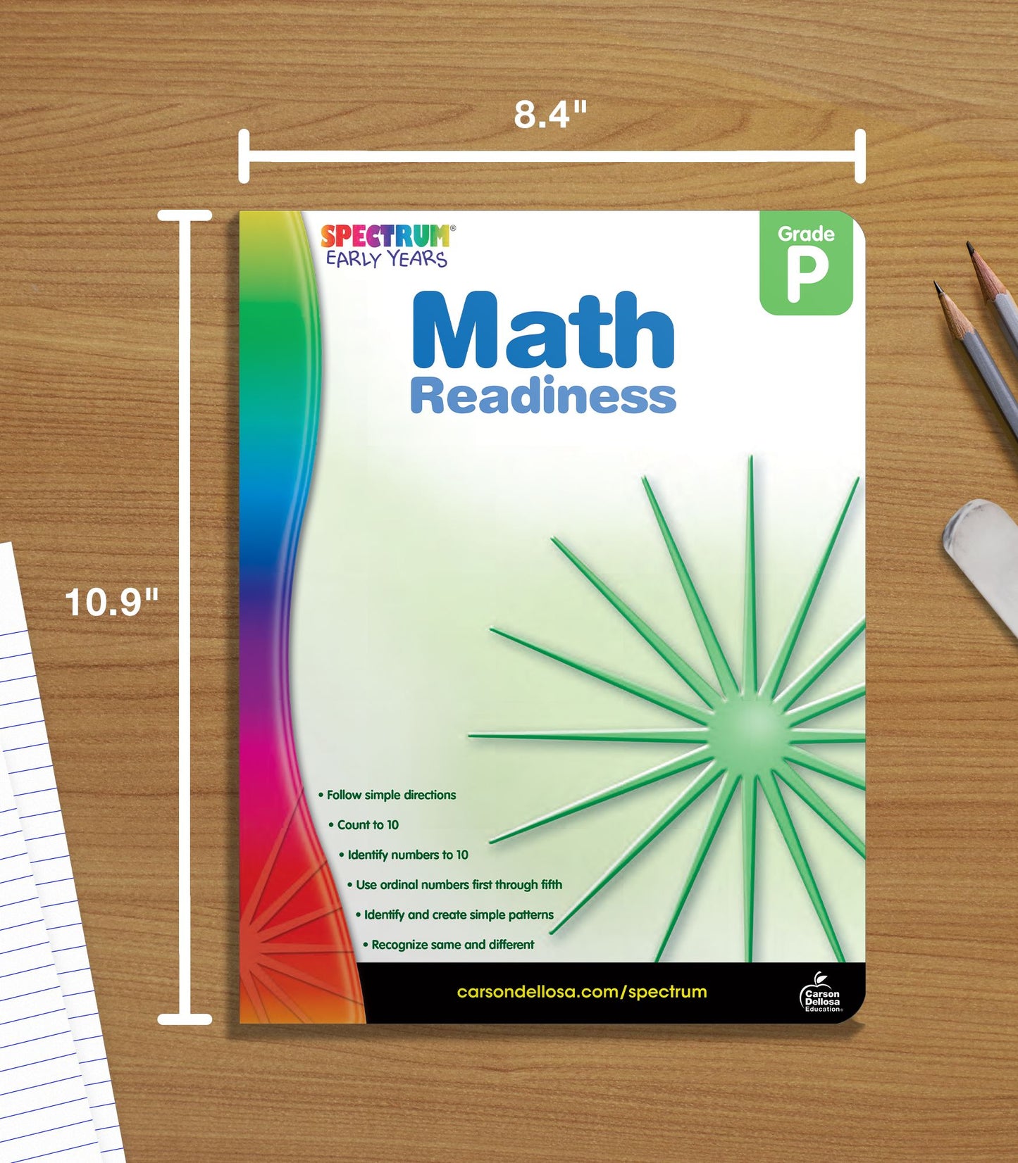 Spectrum Math Readiness, Grade Pre K