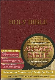 Thompson Answer Bible: Burgundy