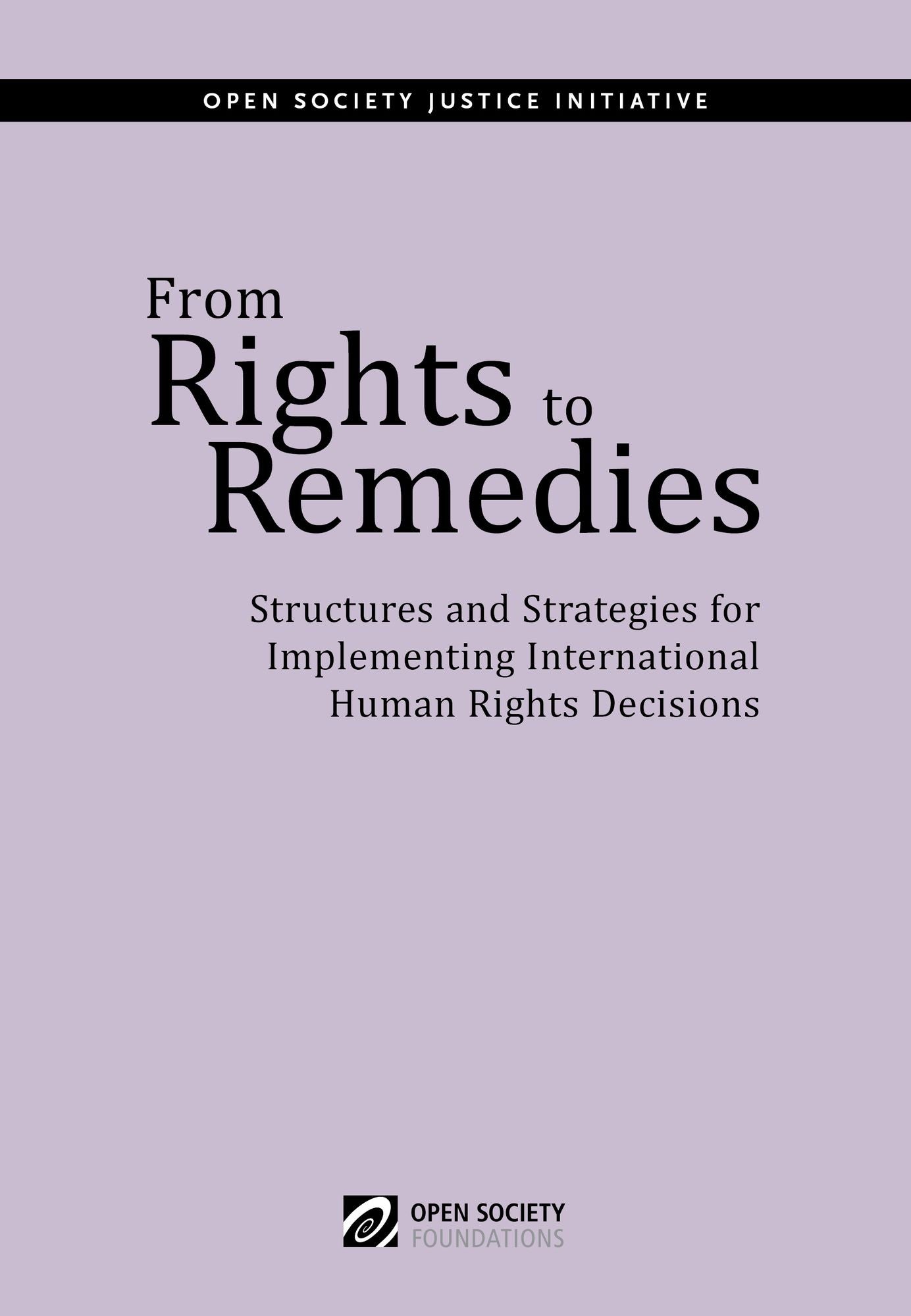 From Rights to Remedies