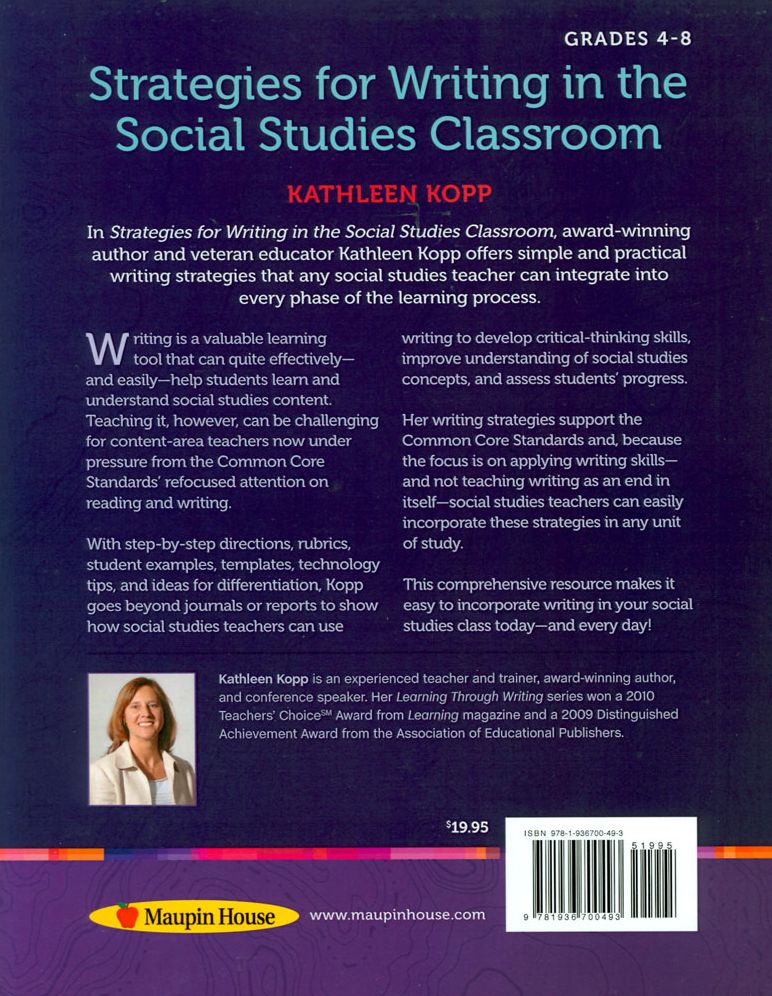 Strategies for Writing in the Social Studies Classroom