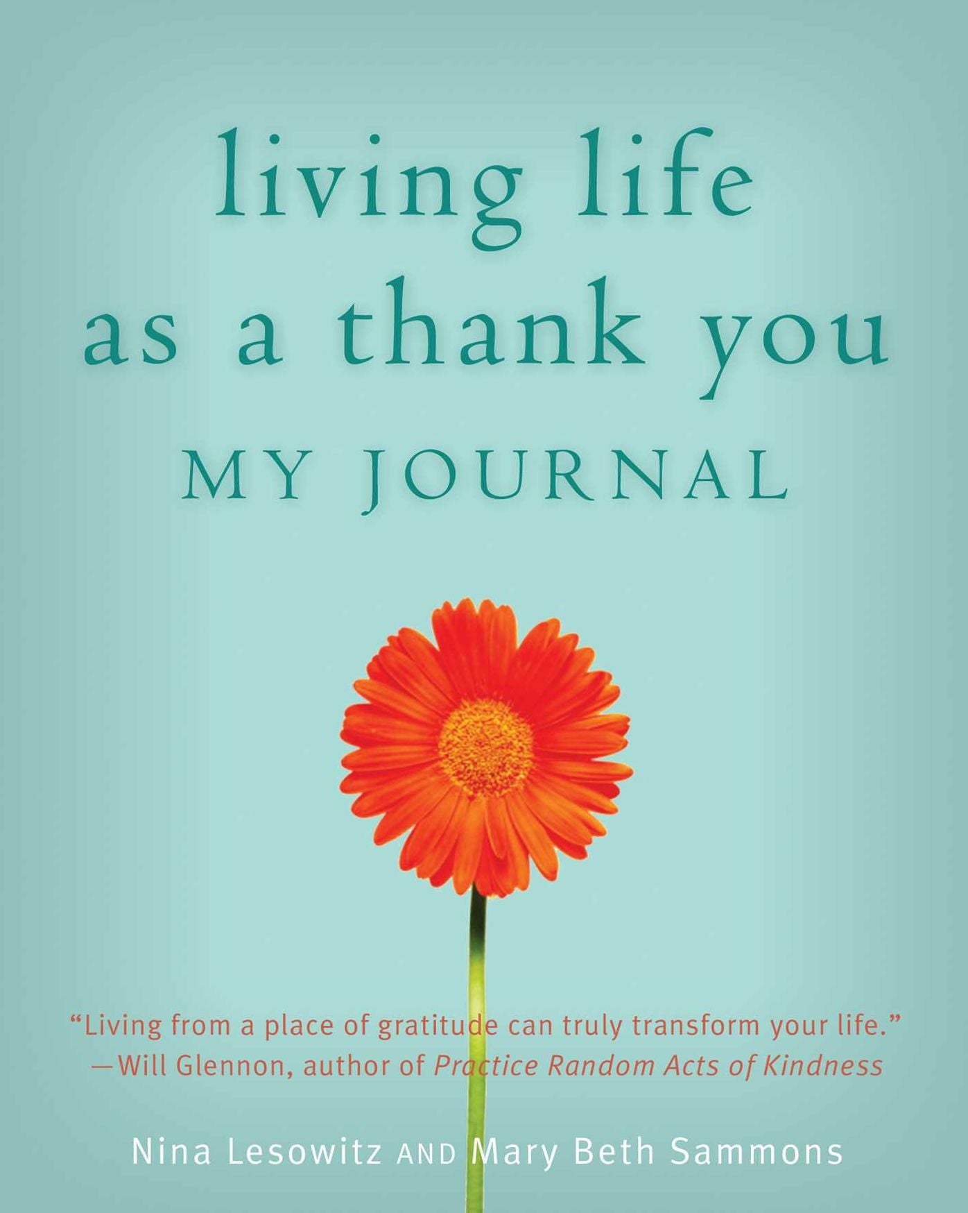Living Life as a Thank You Journal