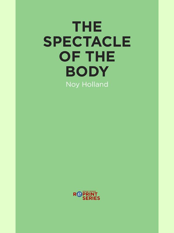 The Spectacle of the Body