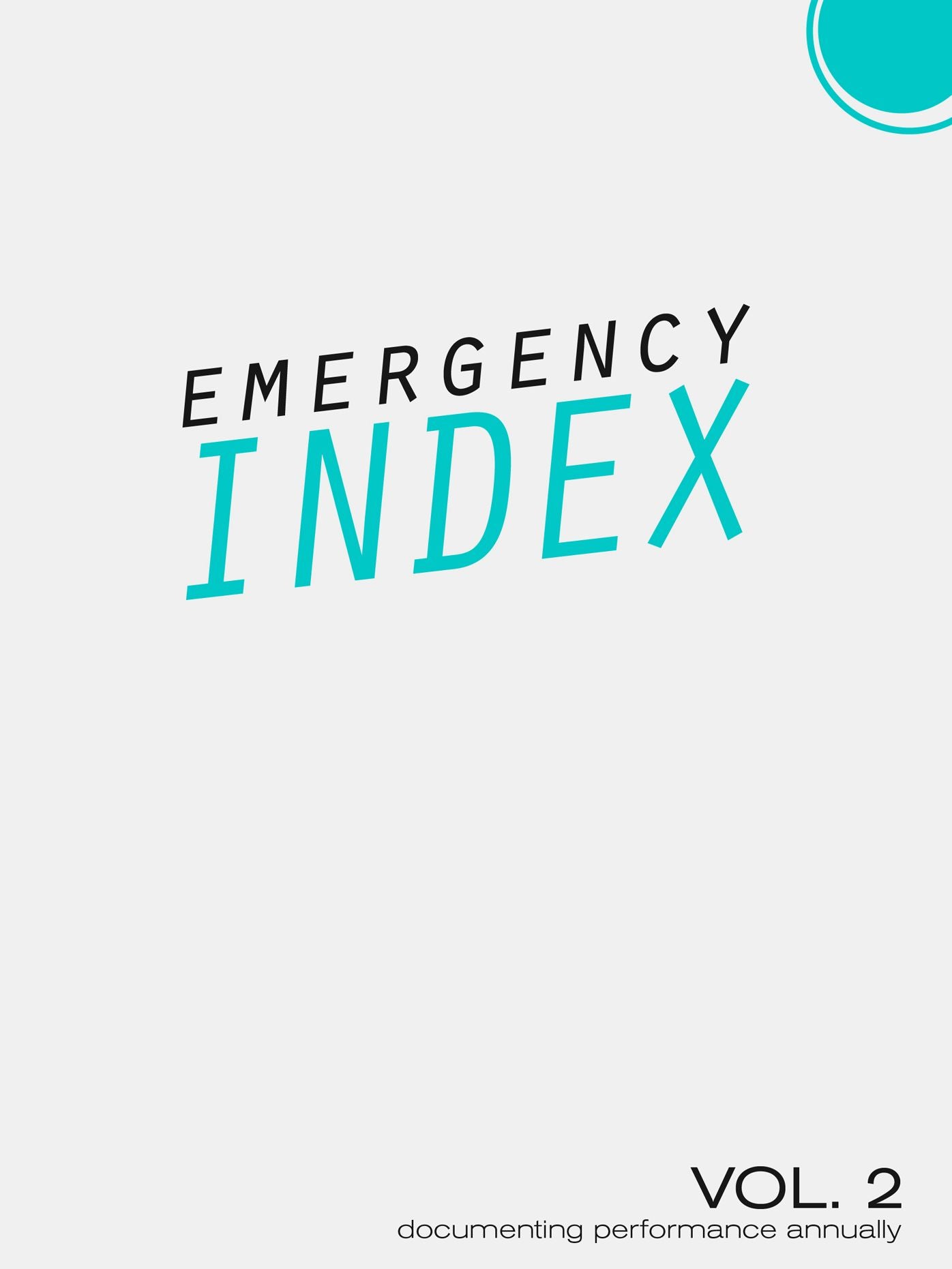 Emergency INDEX, Volume 2: 2012