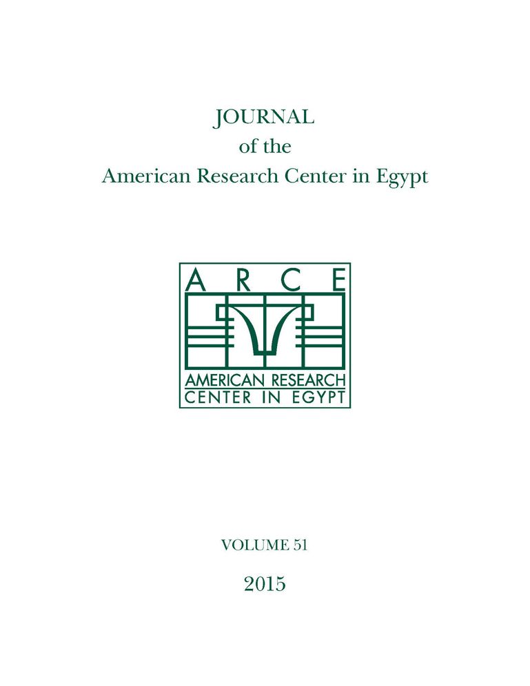 Journal of the American Research Center in Egypt, Volume 51 (2015)