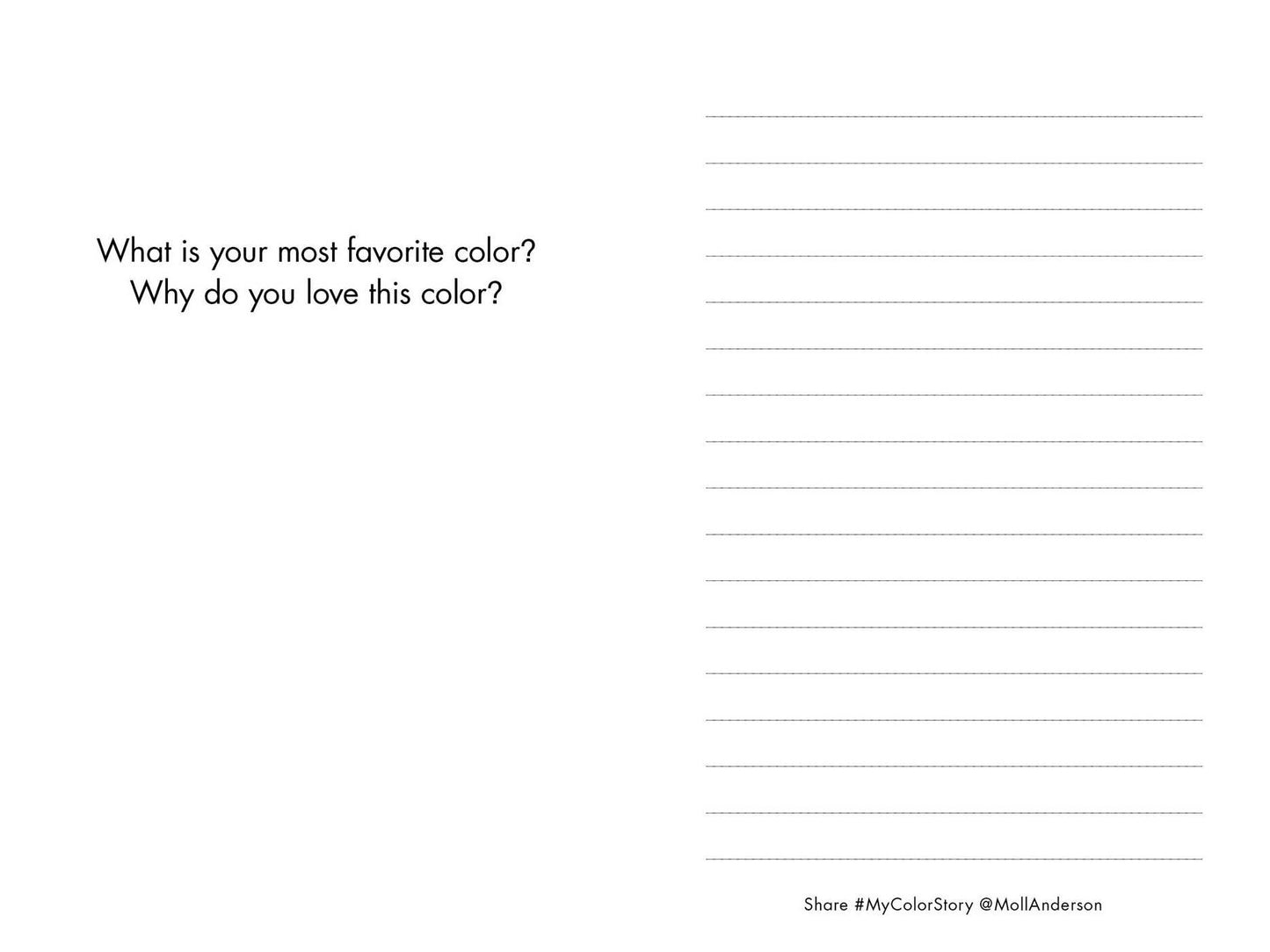 What's Your Color Story?: A Guided Journal Coloring Book to Spark Your Creative Energy and Ignite Your Love of Color