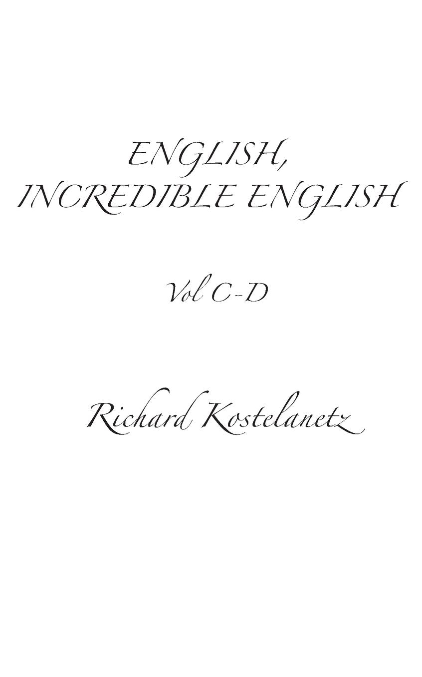 English, Incredible English Vol C-D