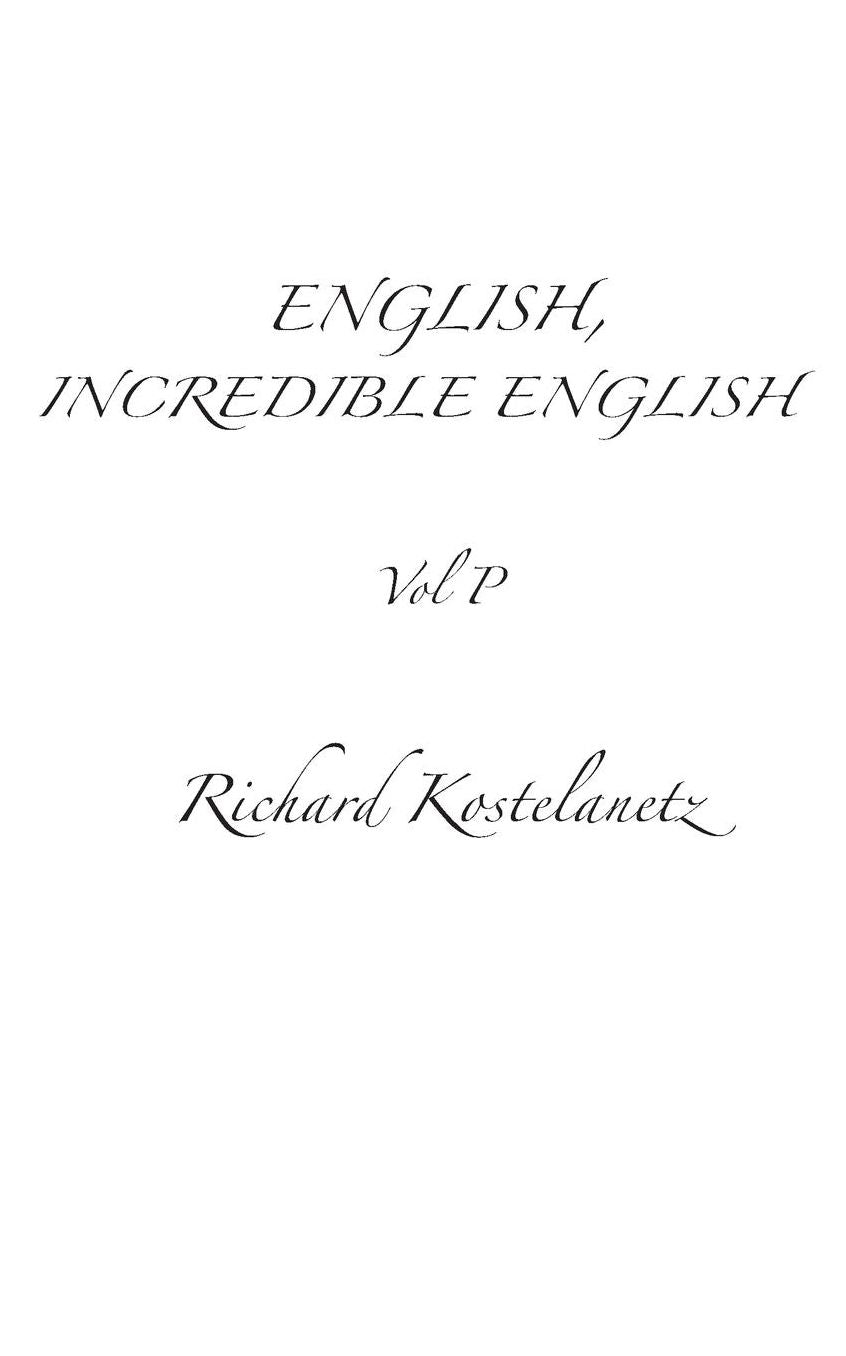 English, Incredible English Vol P