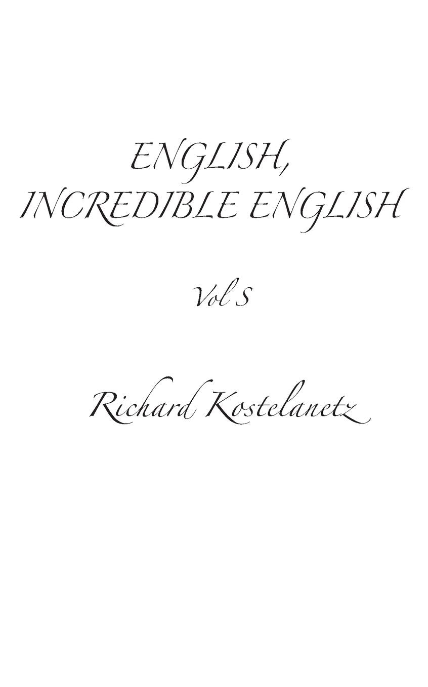 English, Incredible English Vol S