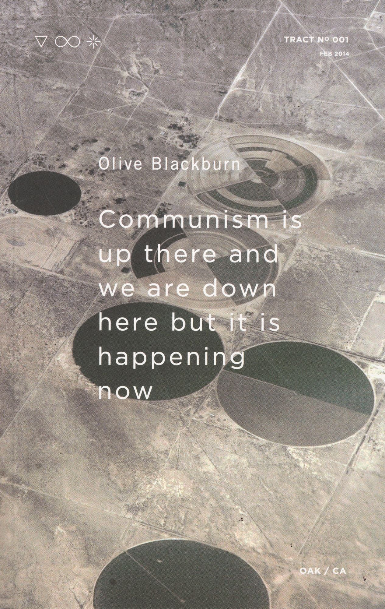 Communism is up there and we are down here but it is happening now