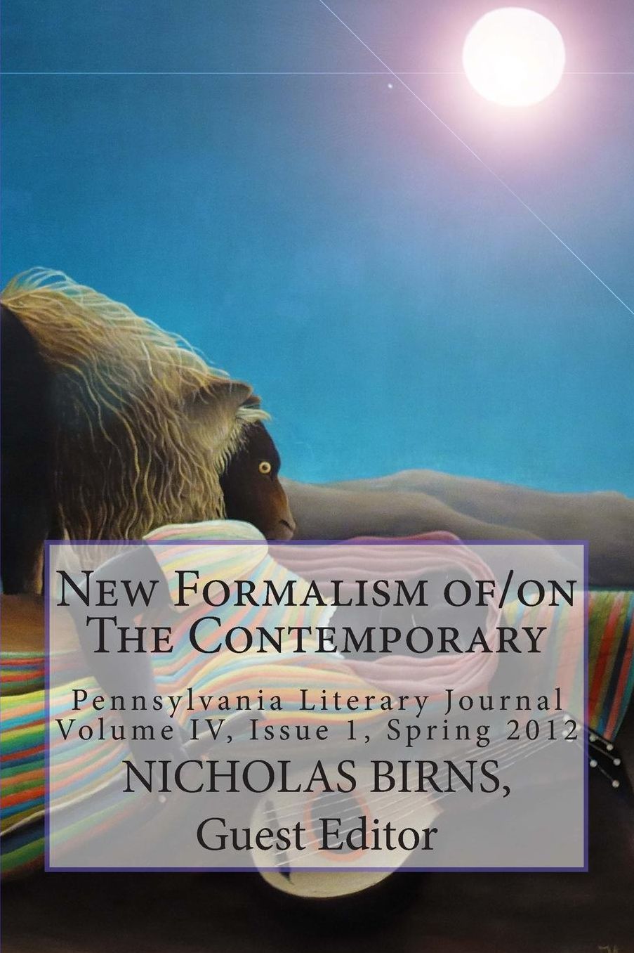 New Formalism of/on The Contemporary: Pennsylvania Literary Journal