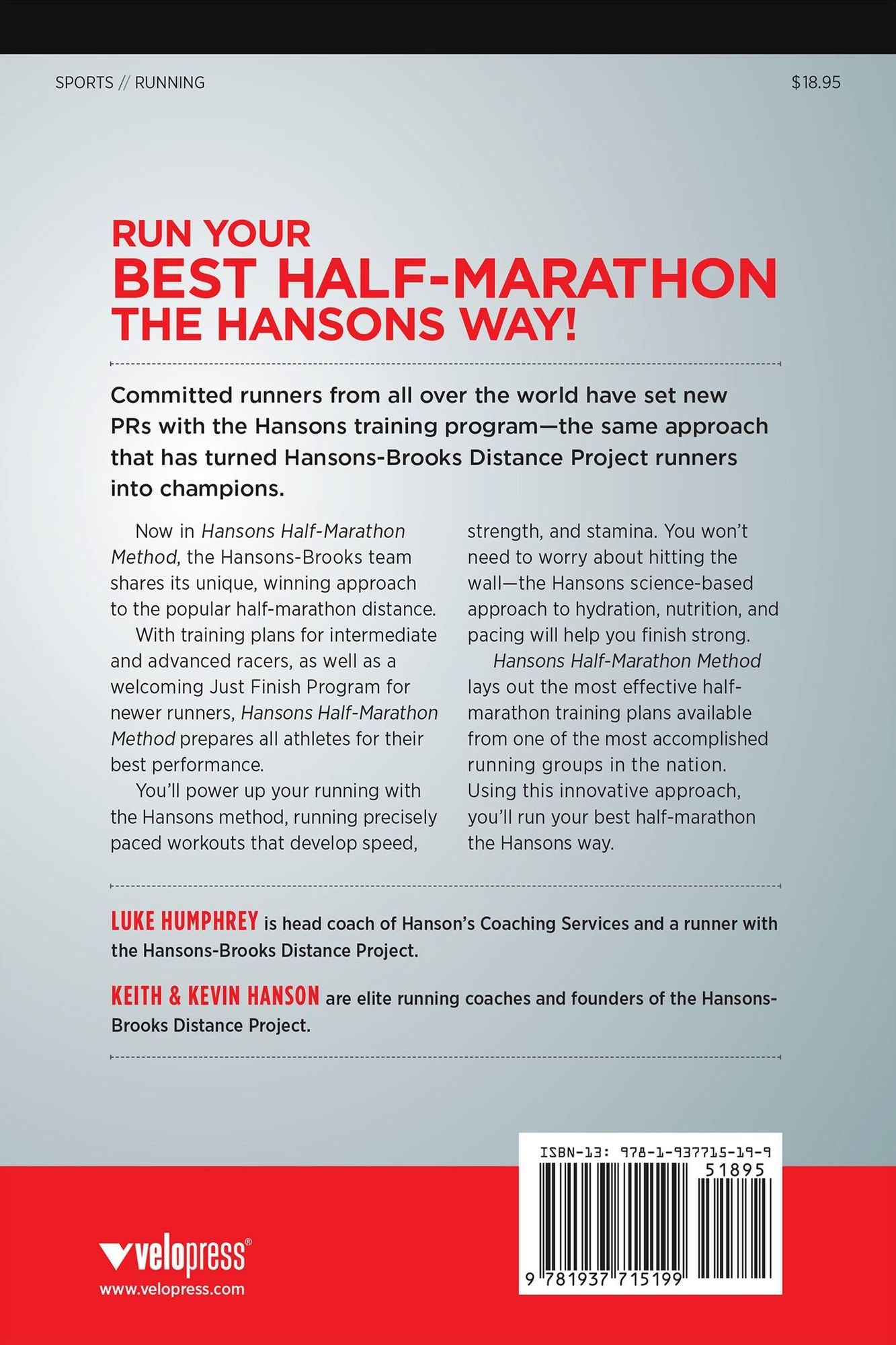 Hansons Half-Marathon Method: Run Your Best Half-Marathon the Hansons Way