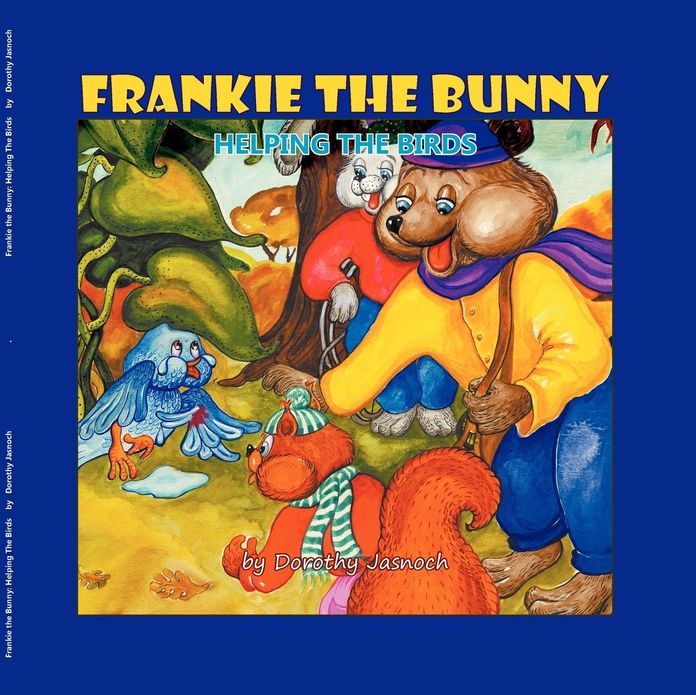 Frankie The Bunny Helping The Birds
