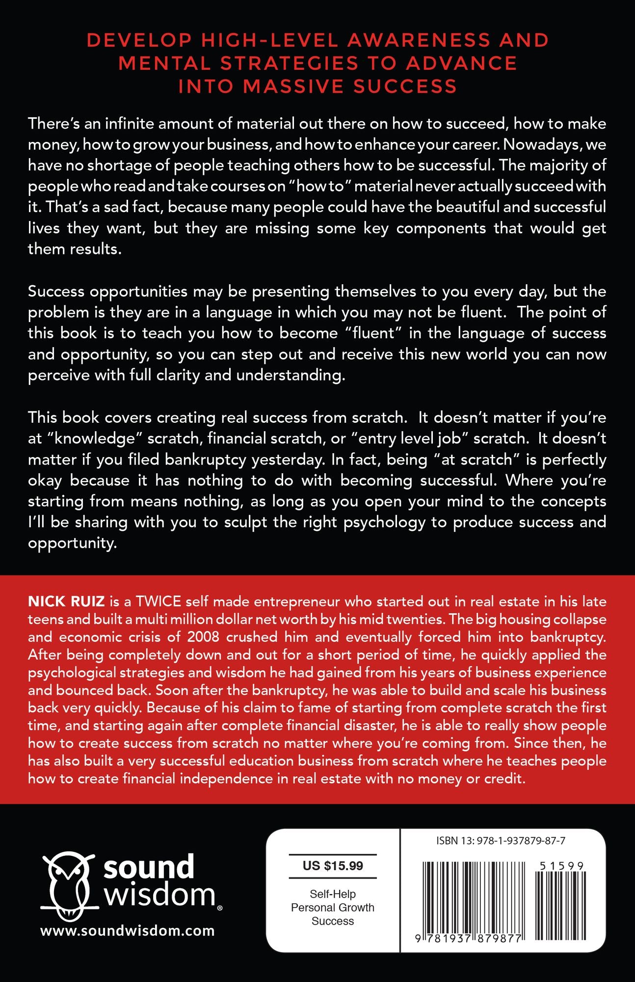 Success From Scratch: Mental Strategies for Success in a Survival of the Fittest Environment