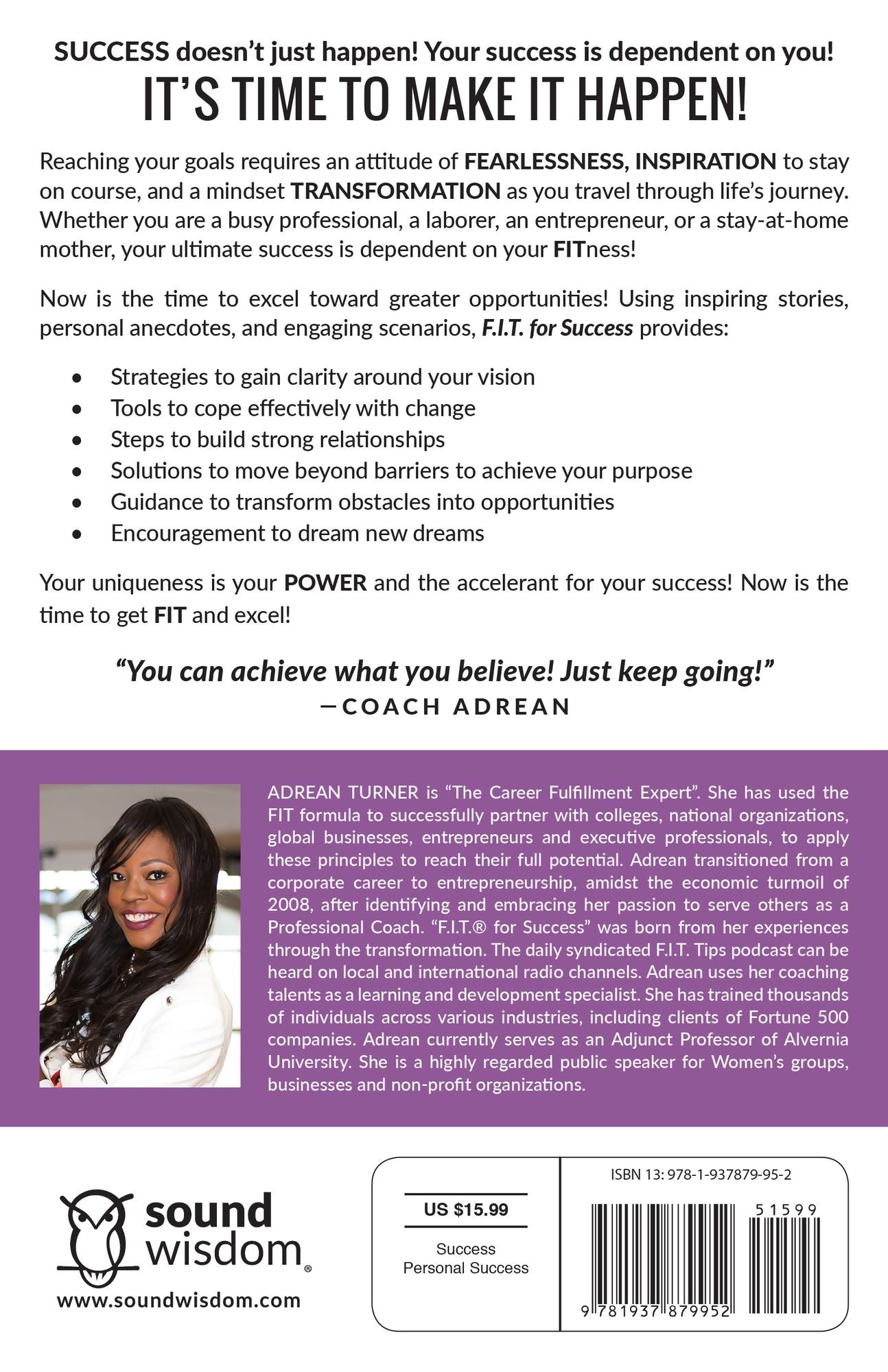 F.I.T. for Success: Fearless, Inspired, Transformed for Success