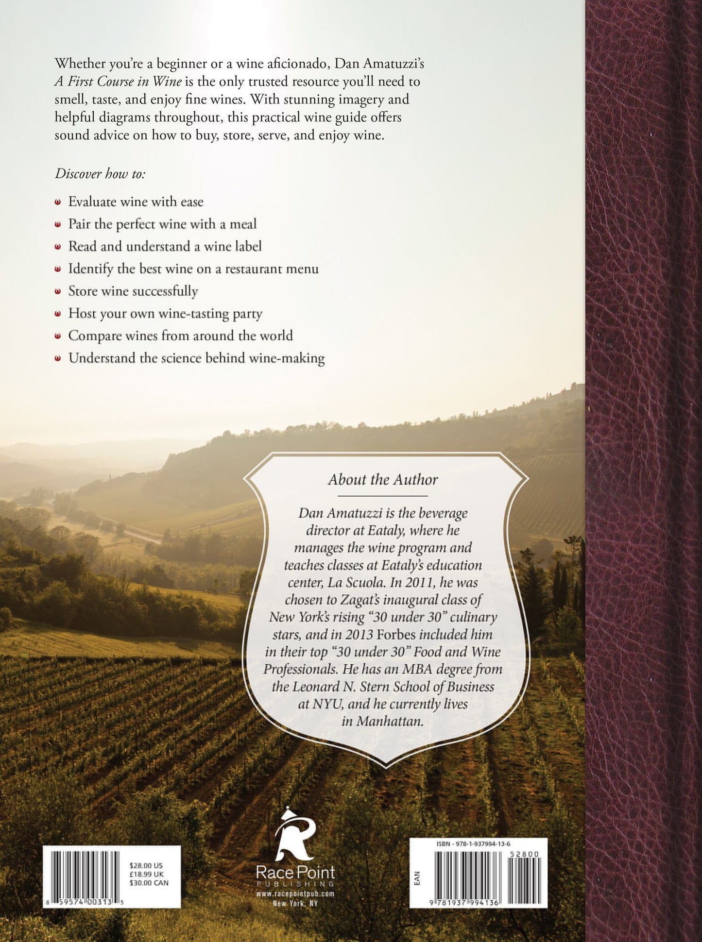 A First Course in Wine: From Grape to Glass
