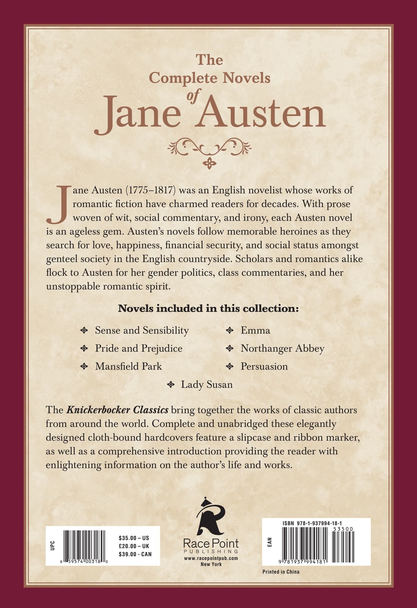 The Complete Novels of Jane Austen