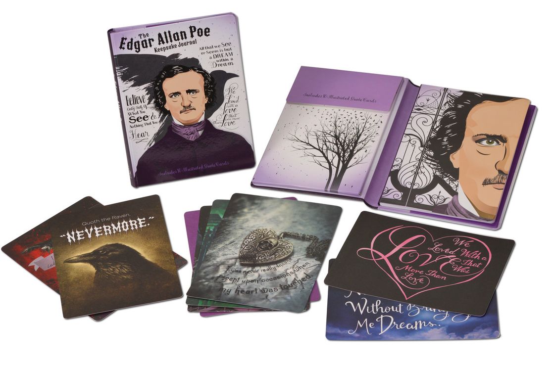 The Edgar Allan Poe Keepsake Journal: Includes 10 Illustrated Quote Cards