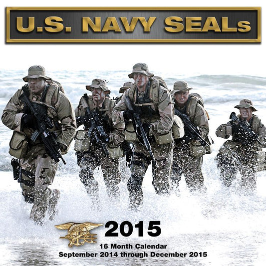 U.S. Navy SEALs 2015: 16-Month Calendar September 2014 through December 2015
