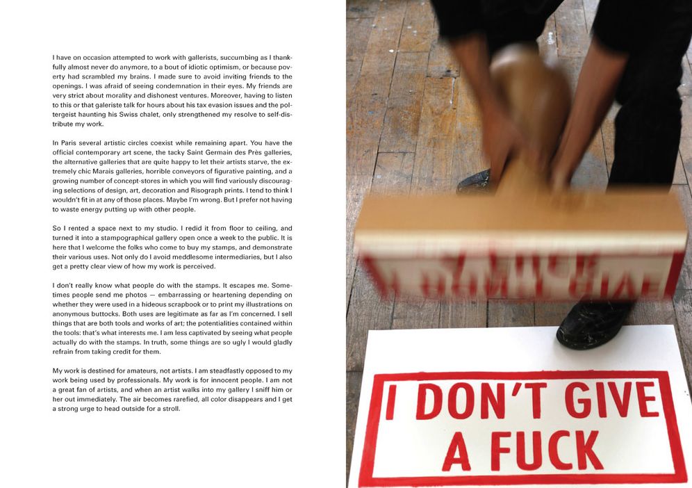 Vincent Sardon: The Stampographer