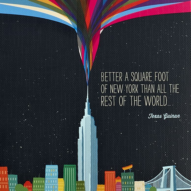 Better a Square Foot of New York Lined Journal 8" x 5"