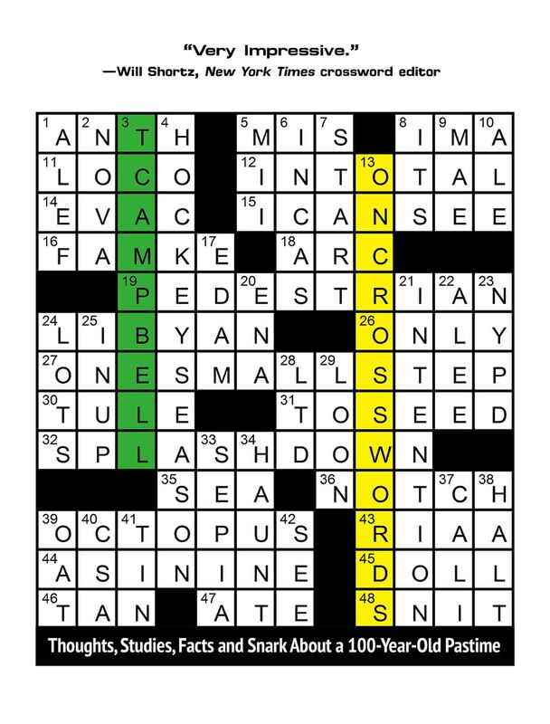 On Crosswords: Thoughts, Studies, Facts and Snark About a 100-Year-Old Pastime