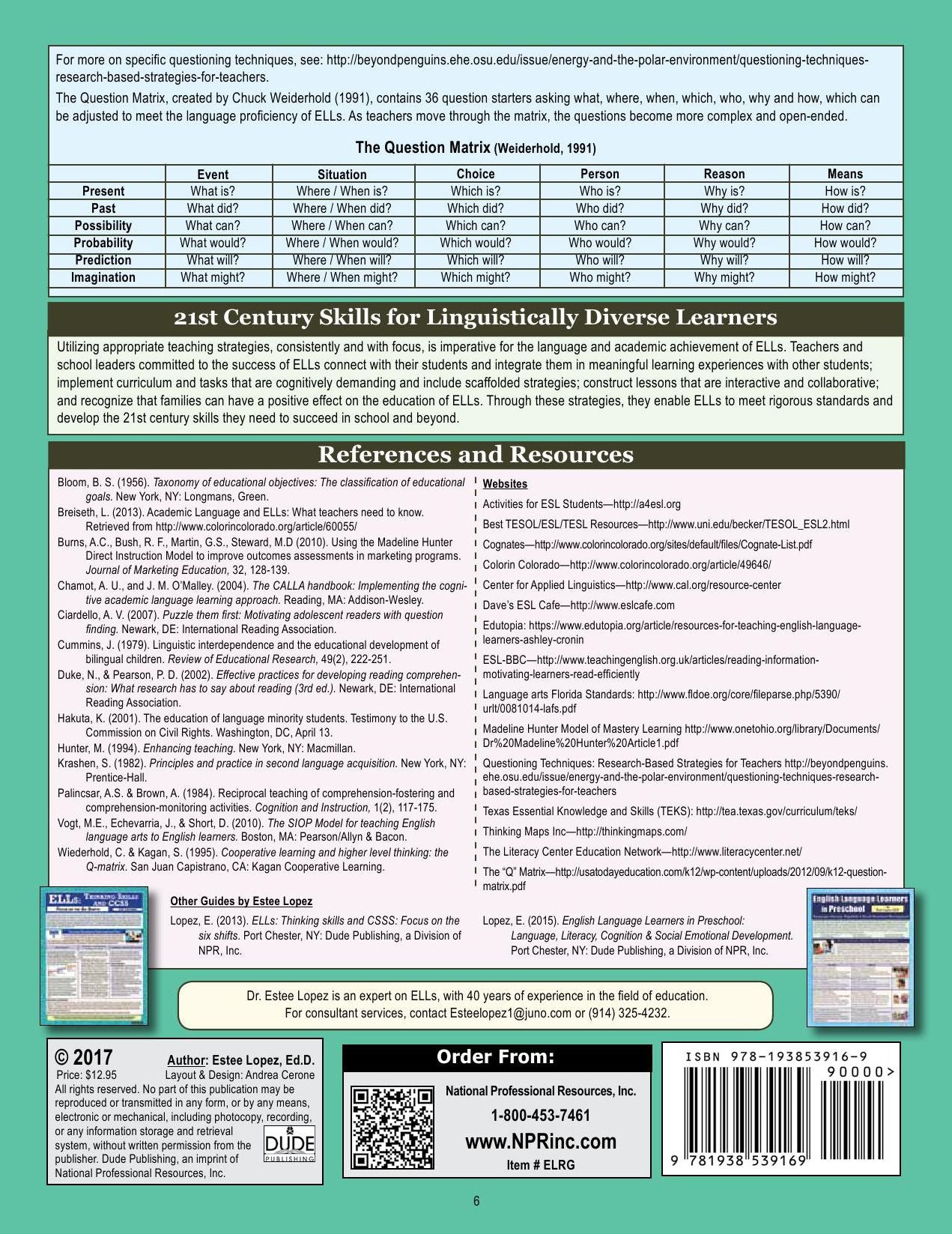 English Language Learners: Rigor for Language and Academic Achievement