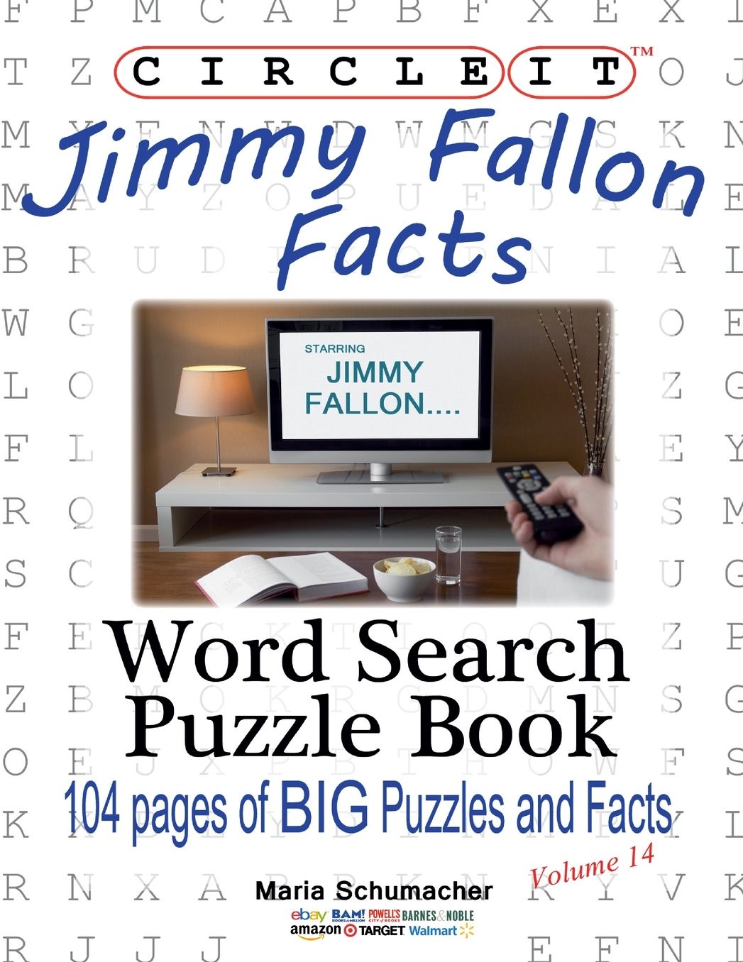Circle It, Jimmy Fallon Facts, Word Search, Puzzle Book