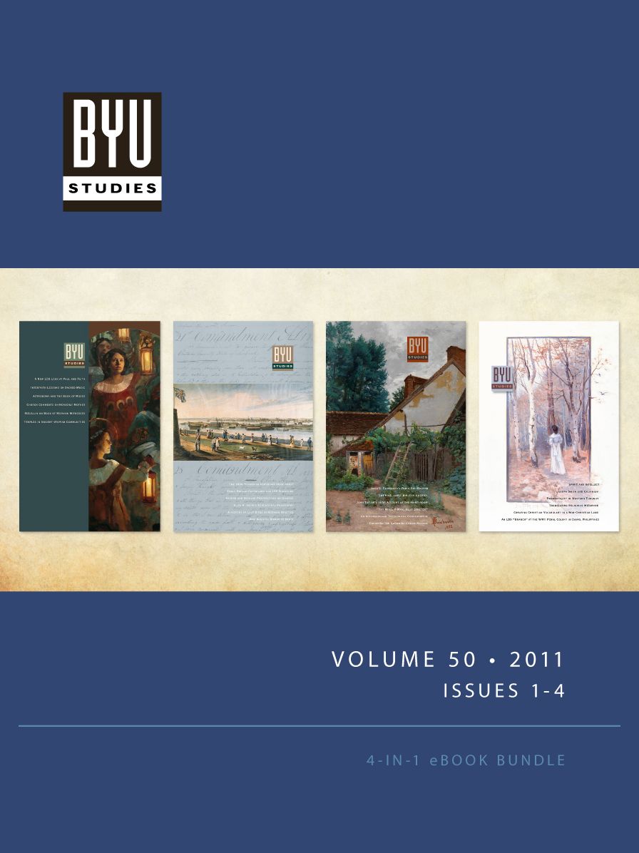 BYU STUDIES Volume 50 2011 Issues 1-4