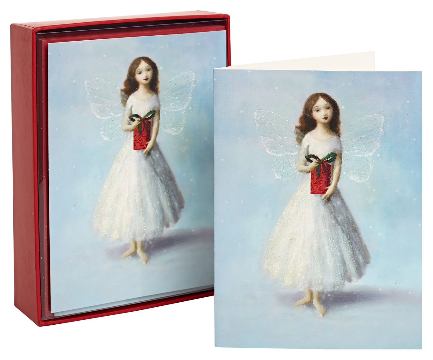 SNOW FAIRY CHRISTMAS BOXED CARD