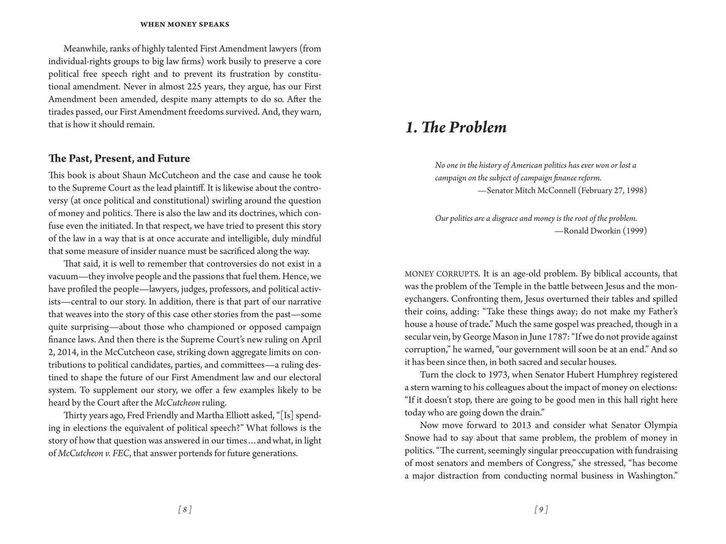 When Money Speaks: The McCutcheon Decision, Campaign Finance Laws, and the First Amendment