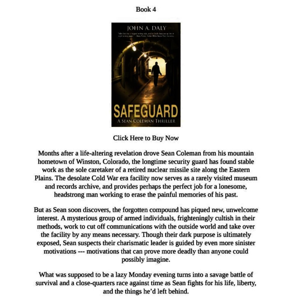 Blood Trade: A Sean Coleman Thriller
