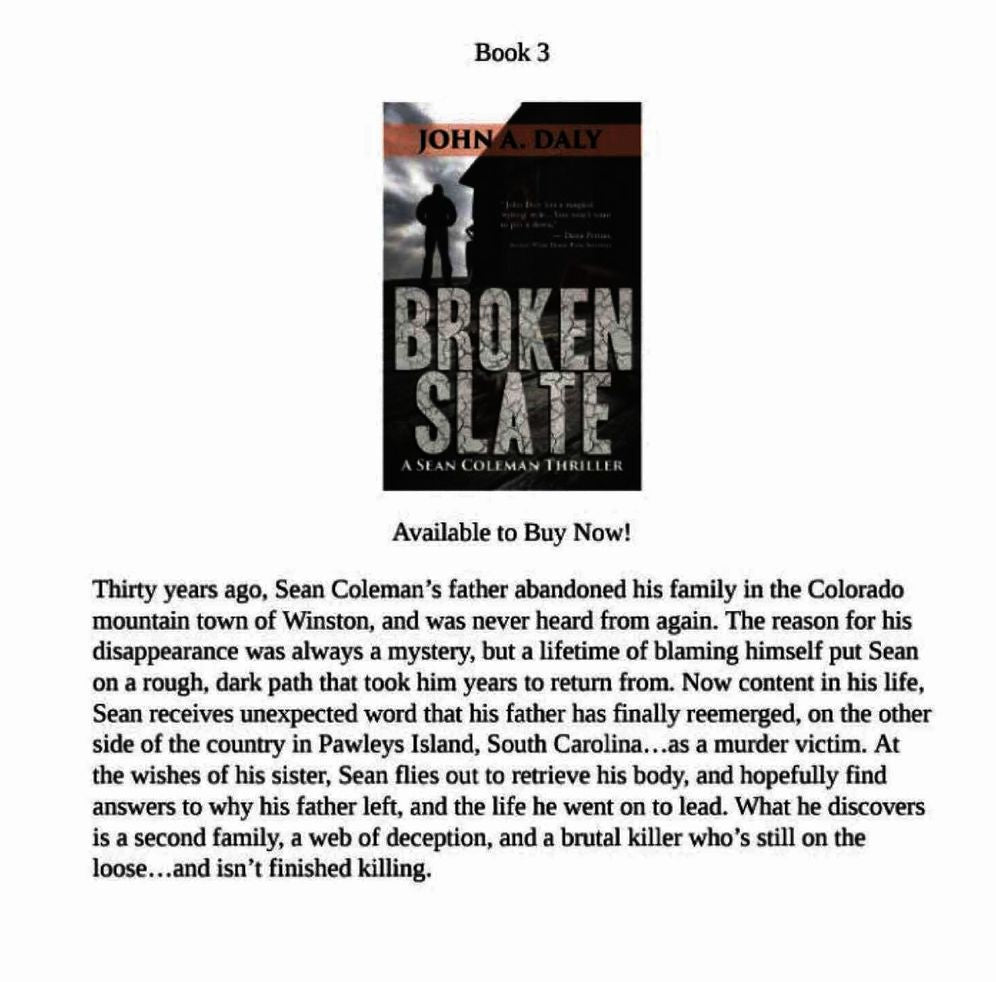 Blood Trade: A Sean Coleman Thriller