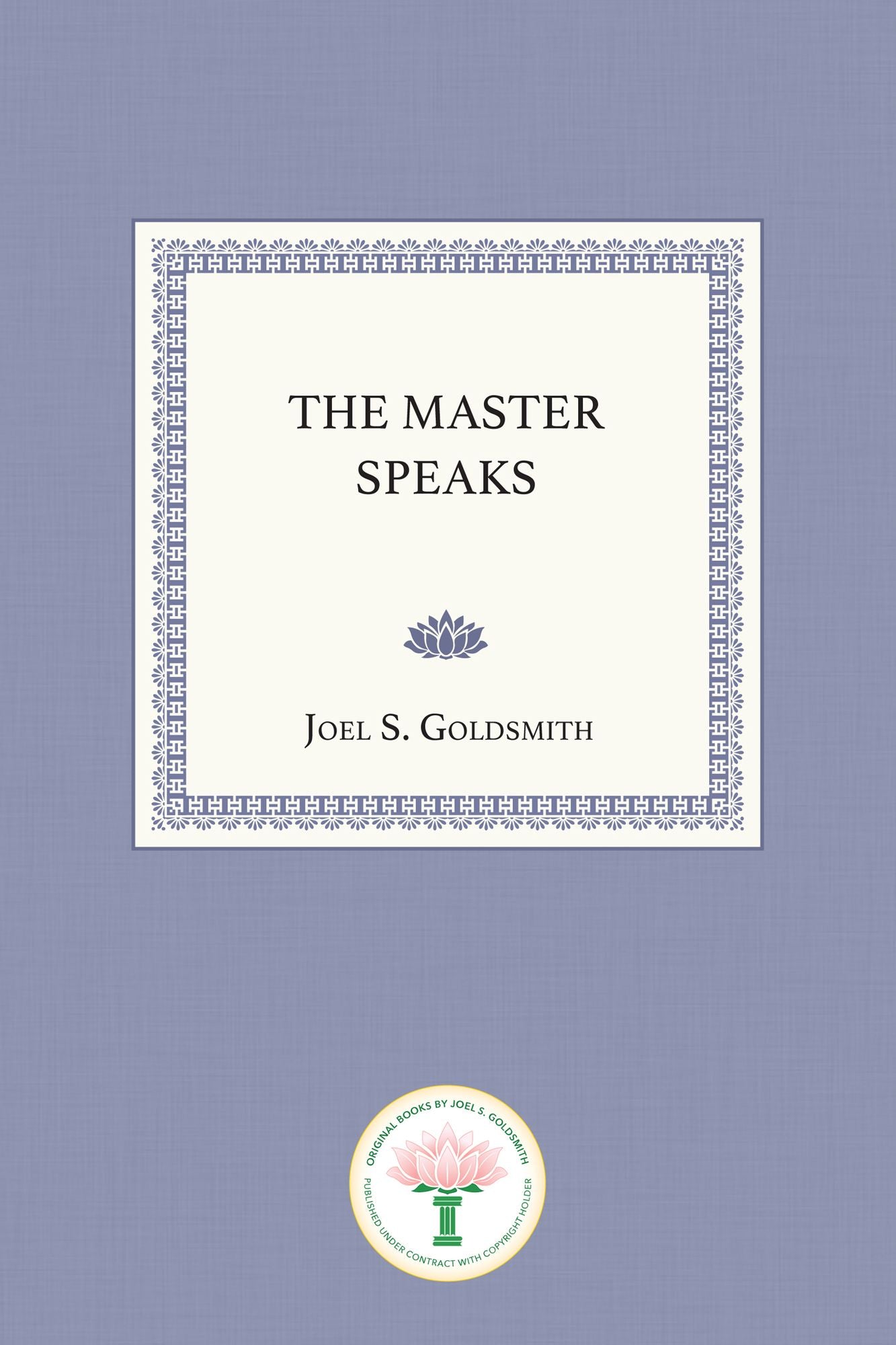 The Master Speaks
