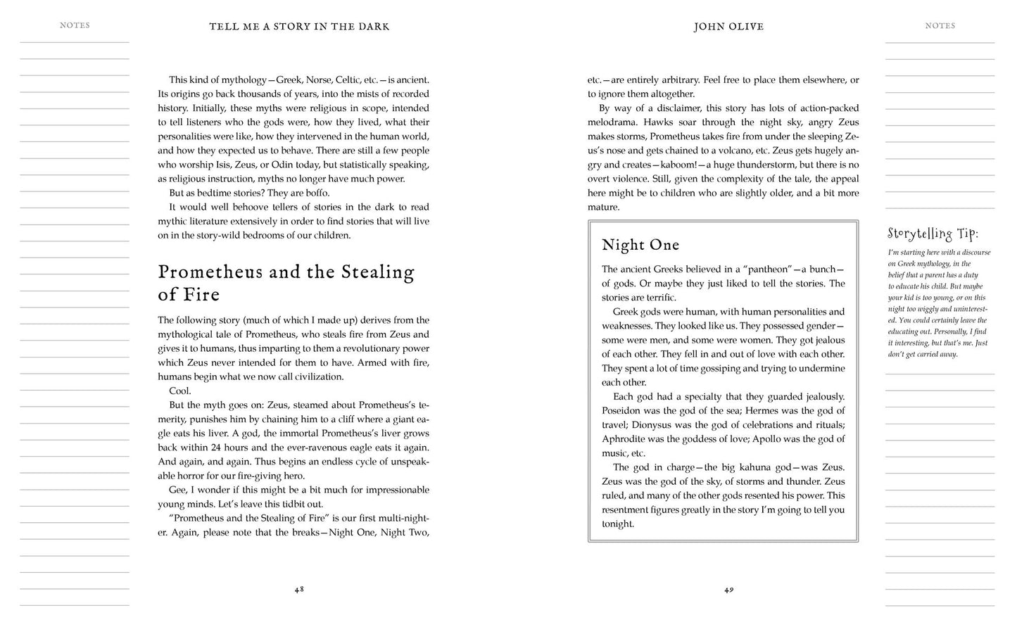 Tell Me a Story in the Dark: A Guide to Creating Magical Bedtime Stories for Young Children