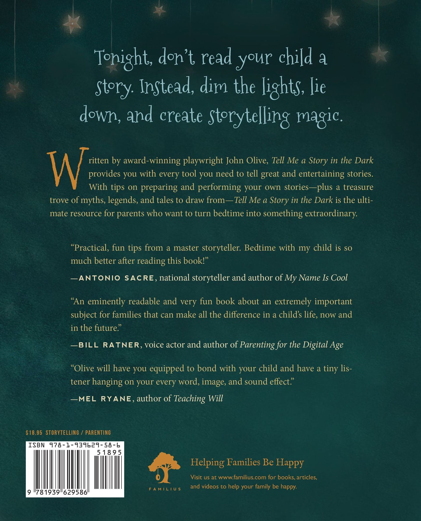 Tell Me a Story in the Dark: A Guide to Creating Magical Bedtime Stories for Young Children