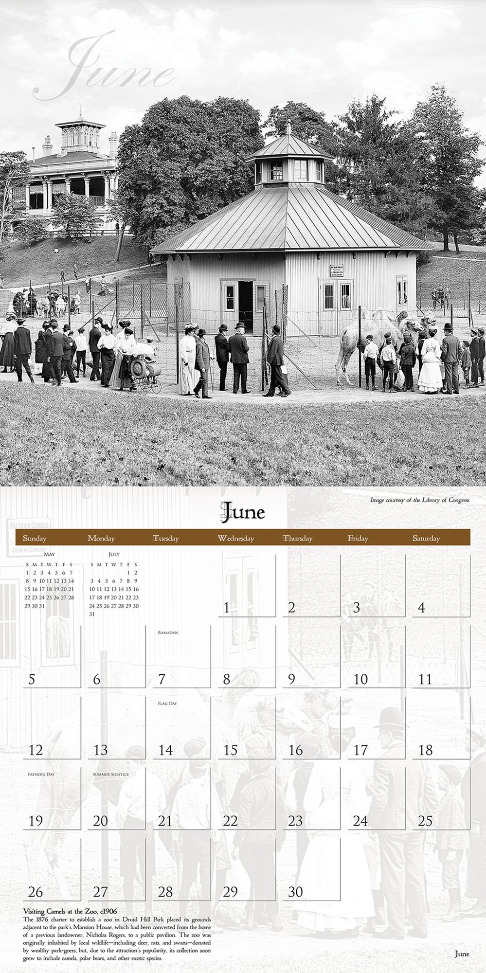 2016 Historic Baltimore Wall Calendar