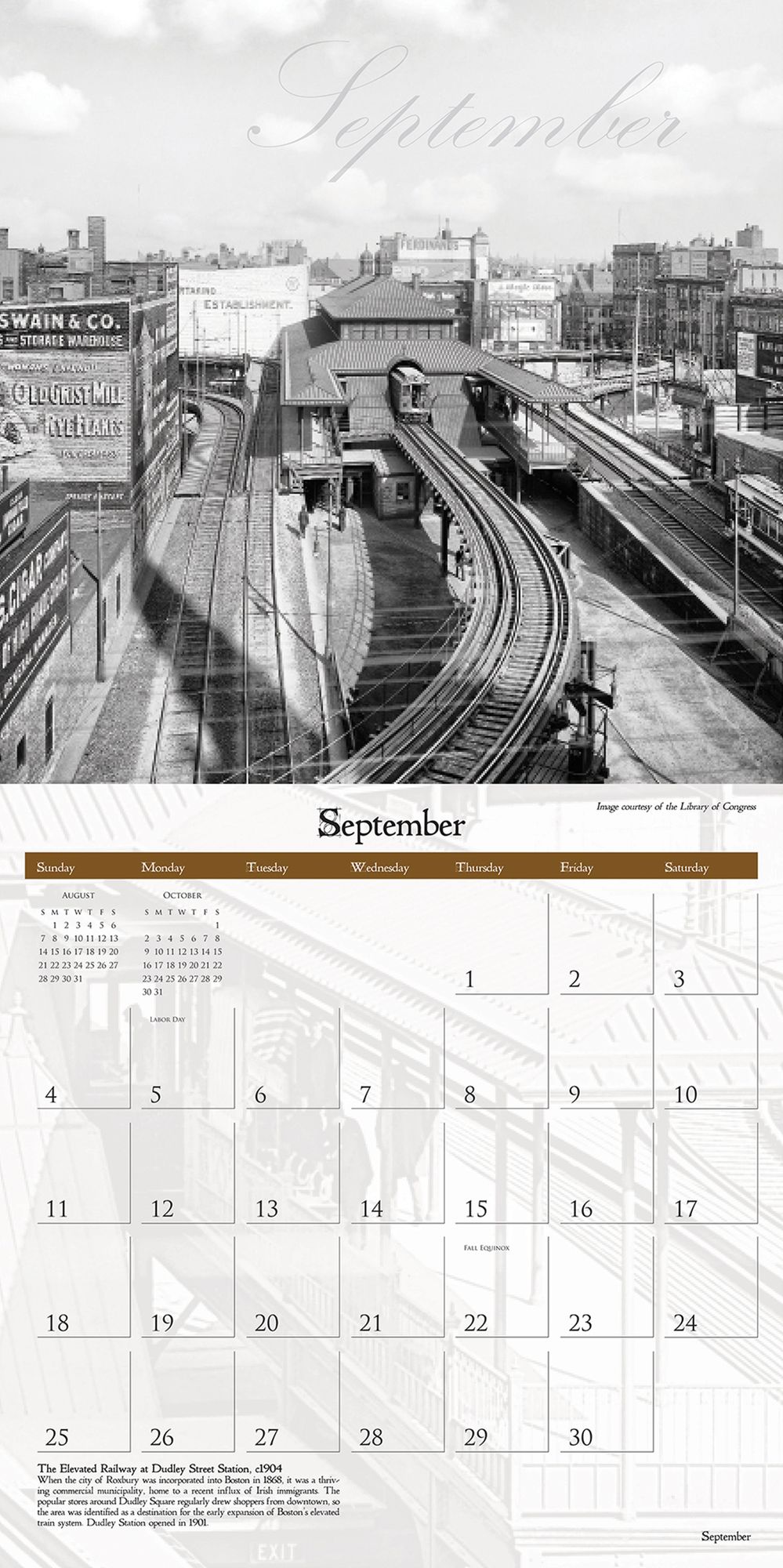 2016 Historic Boston Wall Calendar