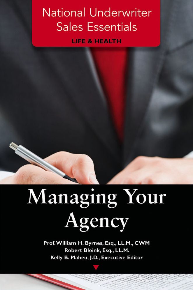 National Underwriter Sales Essentials (Life & Health): Managing Your Agency