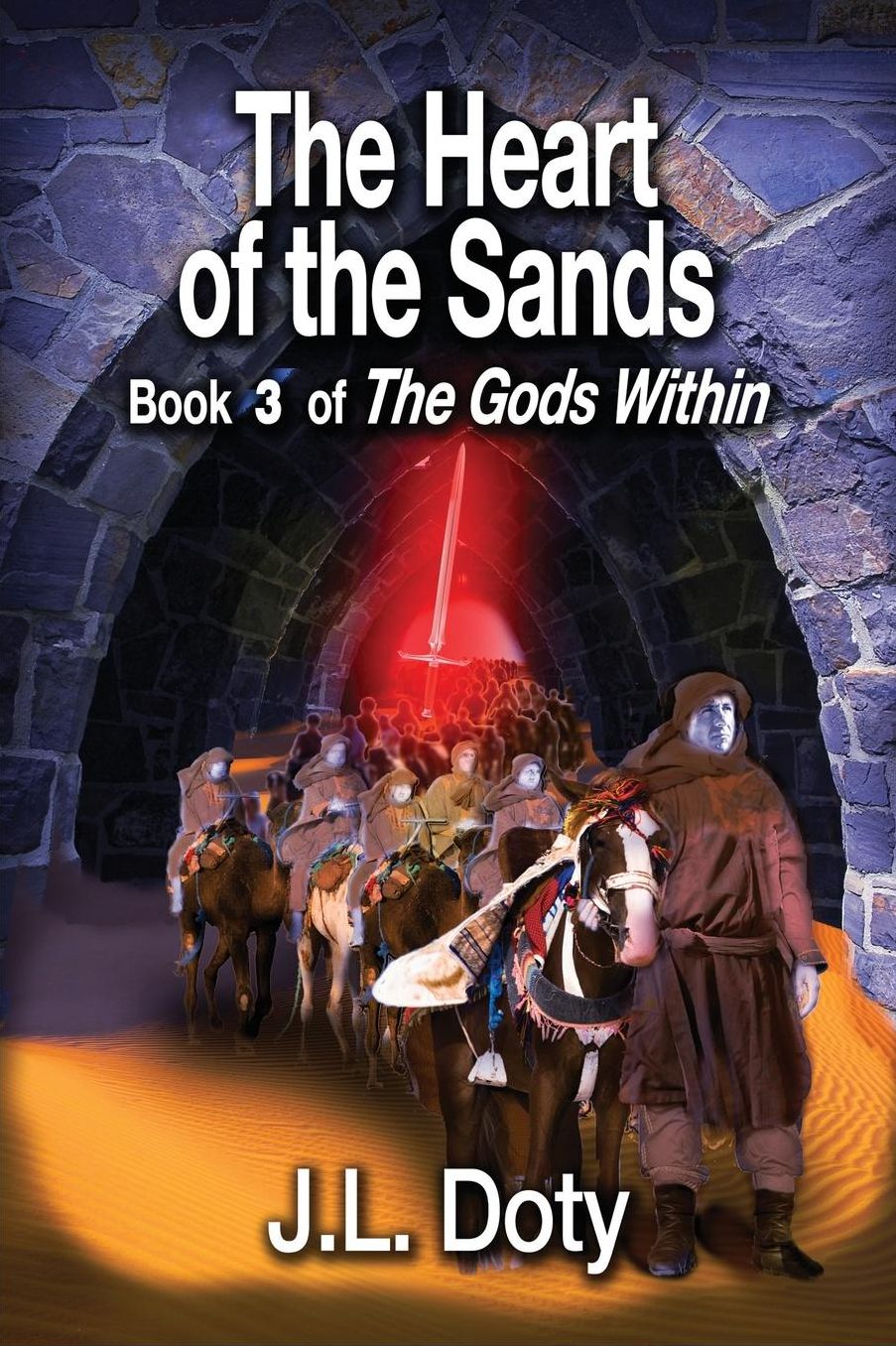 The Heart of the Sands, Book 3 of The Gods Within