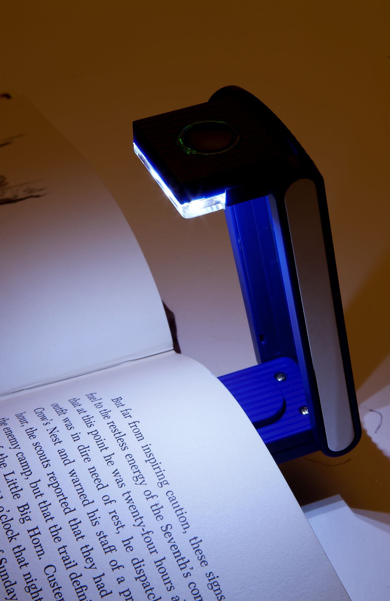 Rechargeable Fold Book Light in Blue
