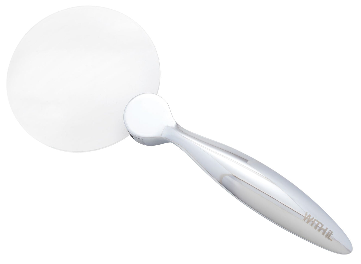 Office Magnifier 3 inch, Zinc Alloy, Chrome finish