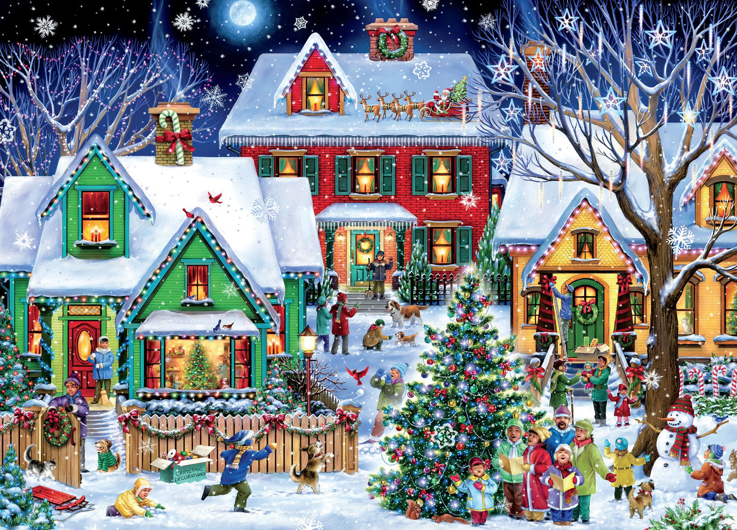 Classic Christmas 1000pc Puzzle Assortment