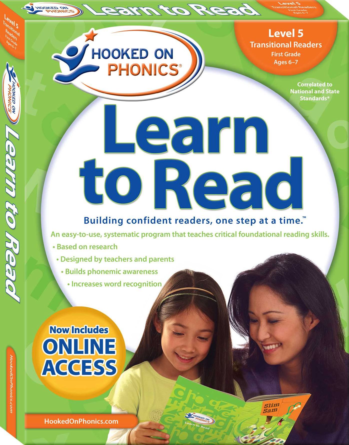 Hooked on Phonics Learn to Read - Level 5: Transitional Readers (First Grade Ages 6-7)