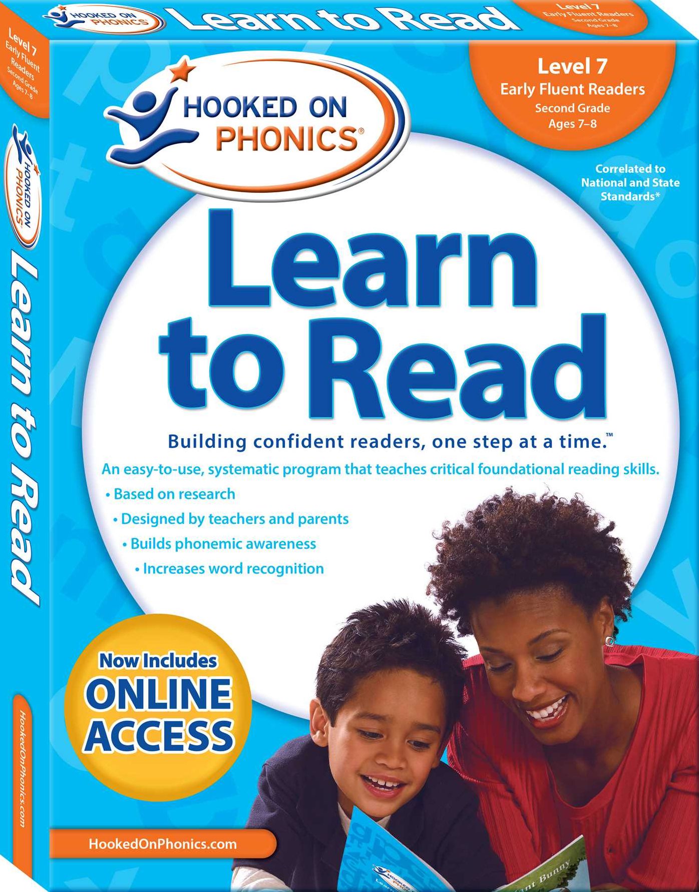 Hooked on Phonics Learn to Read - Level 7: Early Fluent Readers (Second Grade Ages 7-8)