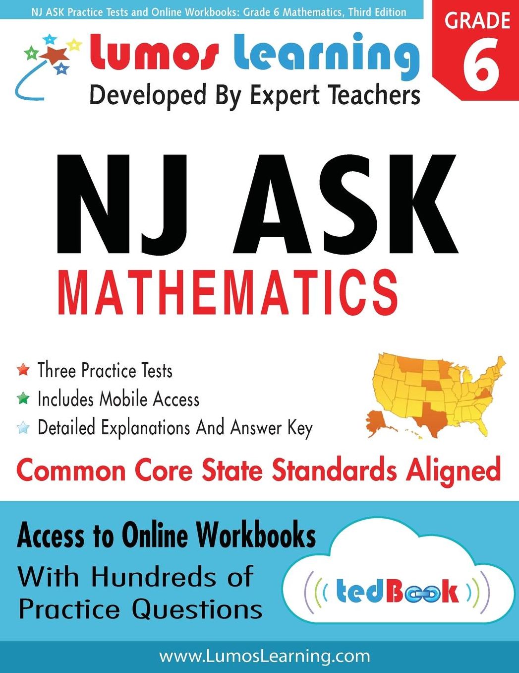 NJ ASK Practice Tests and Online Workbooks: Grade 6 Mathematics, Third Edition: Common Core State Standards, NJASK 2014