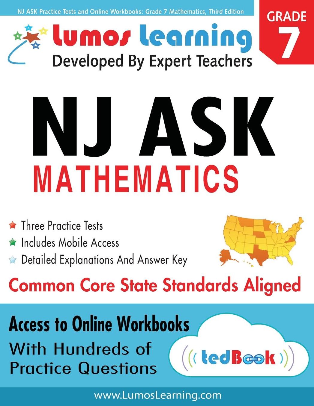 NJ ASK Practice Tests and Online Workbooks: Grade 7 Mathematics, Third Edition: Common Core State Standards, NJASK 2014