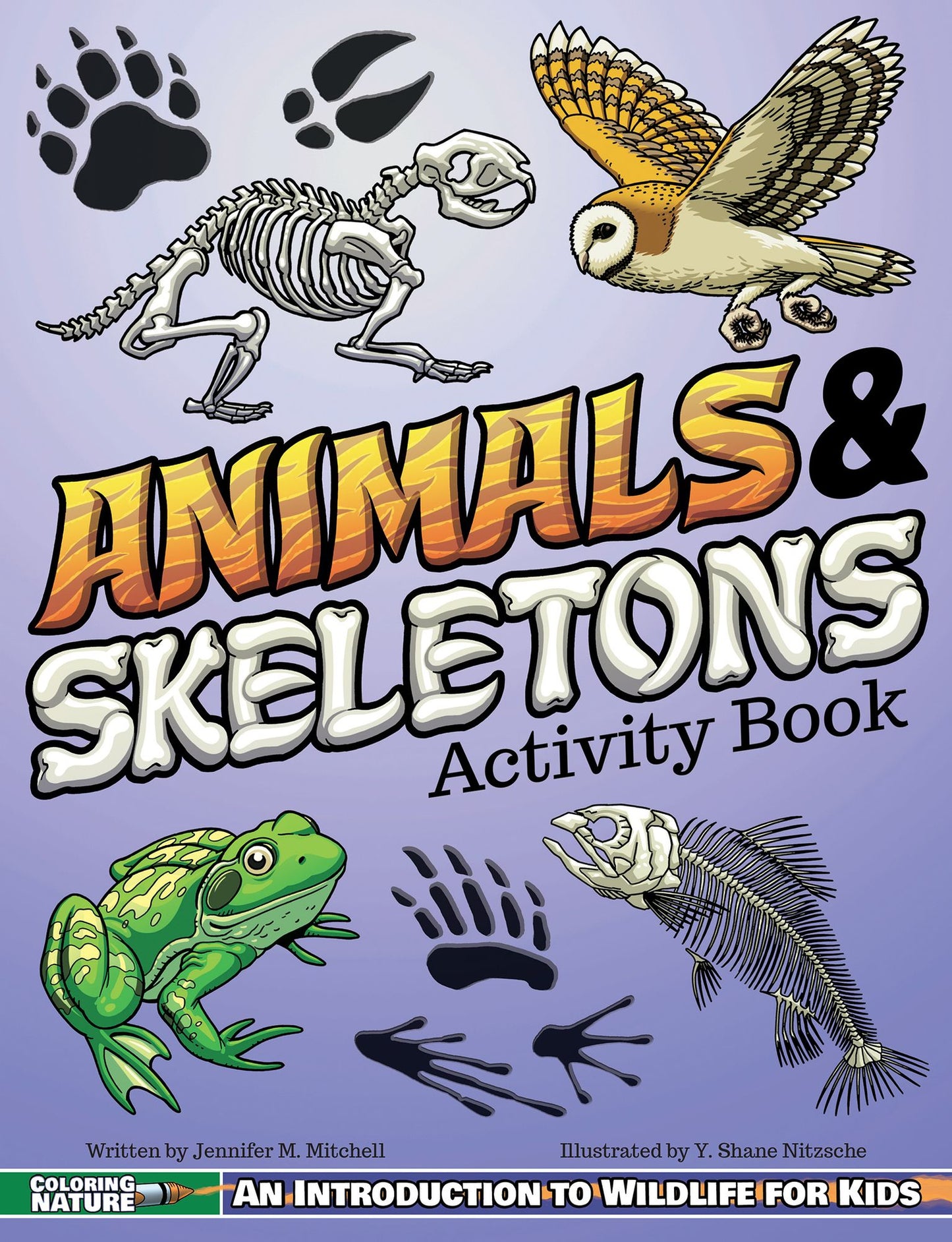 Animals & Skeletons Activity Book: An Introduction to Wildlife for Kids